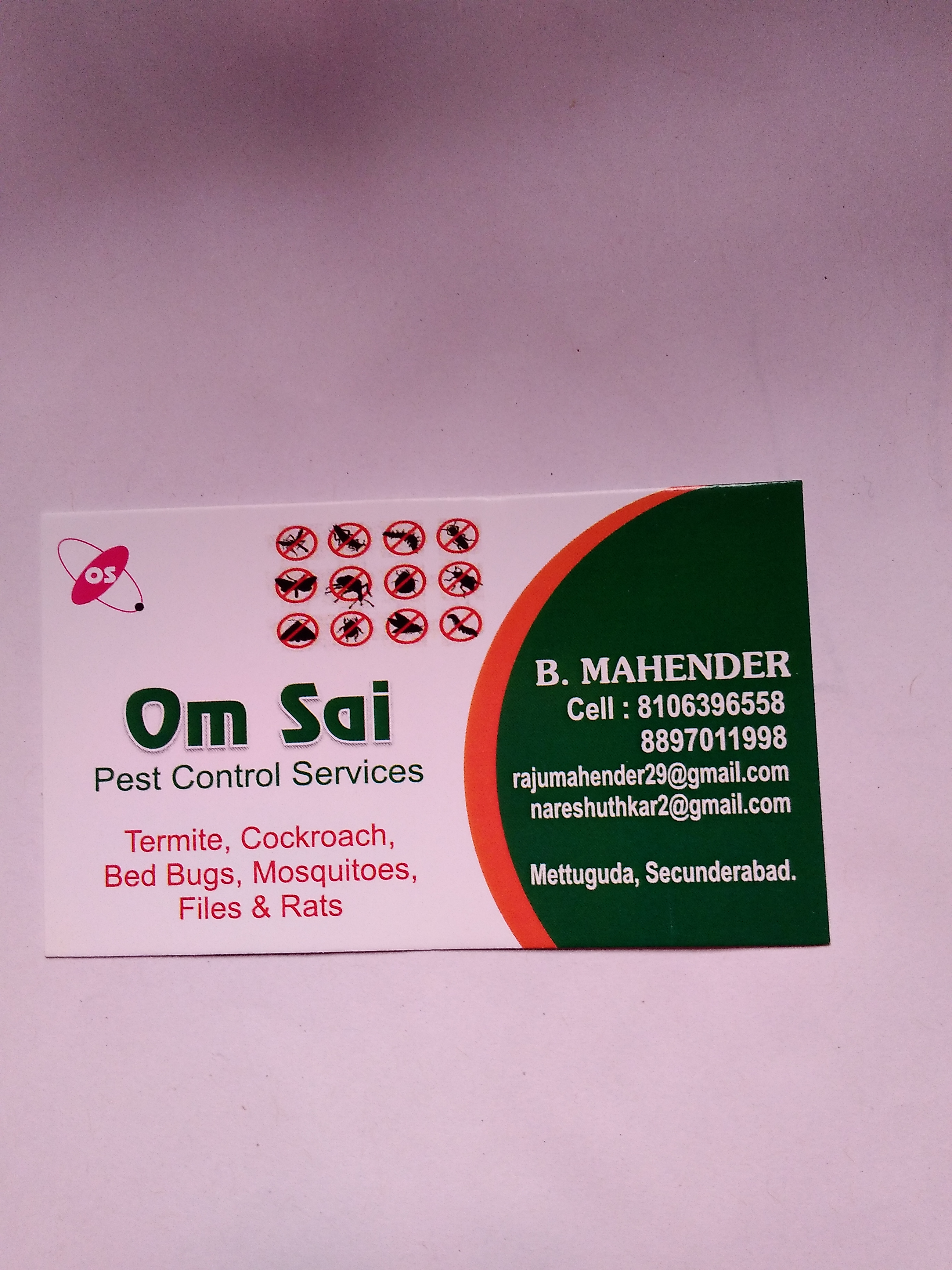 Om Sai Pest Control Services In Mettuguda Hyderabad 500017 Sulekha Hyderabad