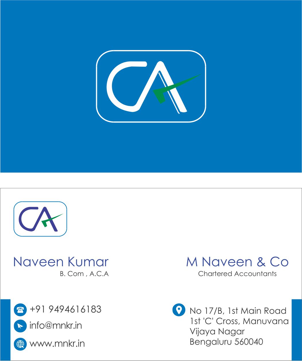 M Naveen & Co Chartered Accountant in Vijayanagar, Bangalore560040 Sulekha Bangalore