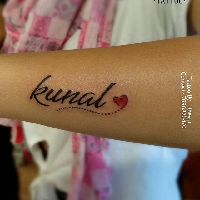 Aggregate 85+ about kunal name tattoo latest .vn