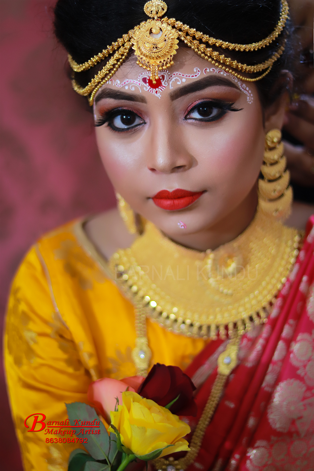 Bengali Bridal Makeup Artist In Guwahati Saubhaya Makeup