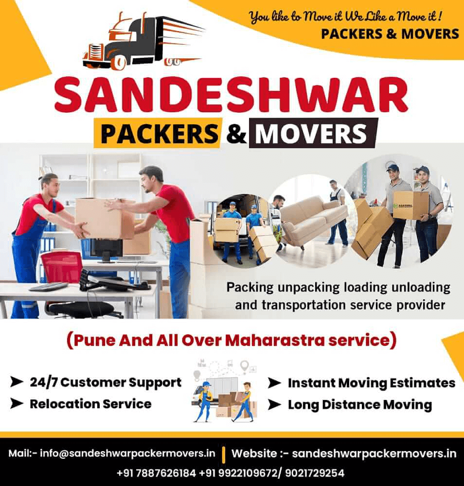 Packers And Movers - Sandeshwar packers and movers