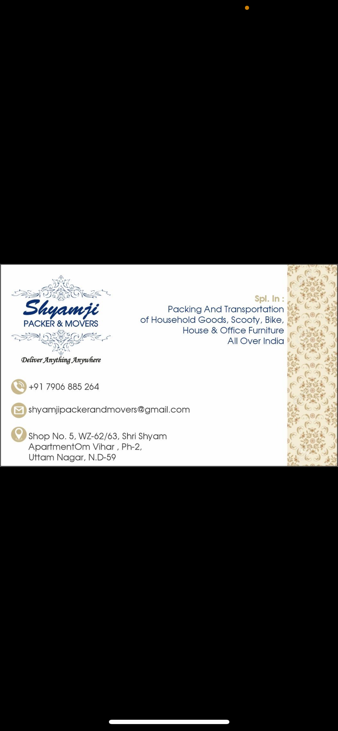 Moving Service - Shyam Ji Packers & Movers