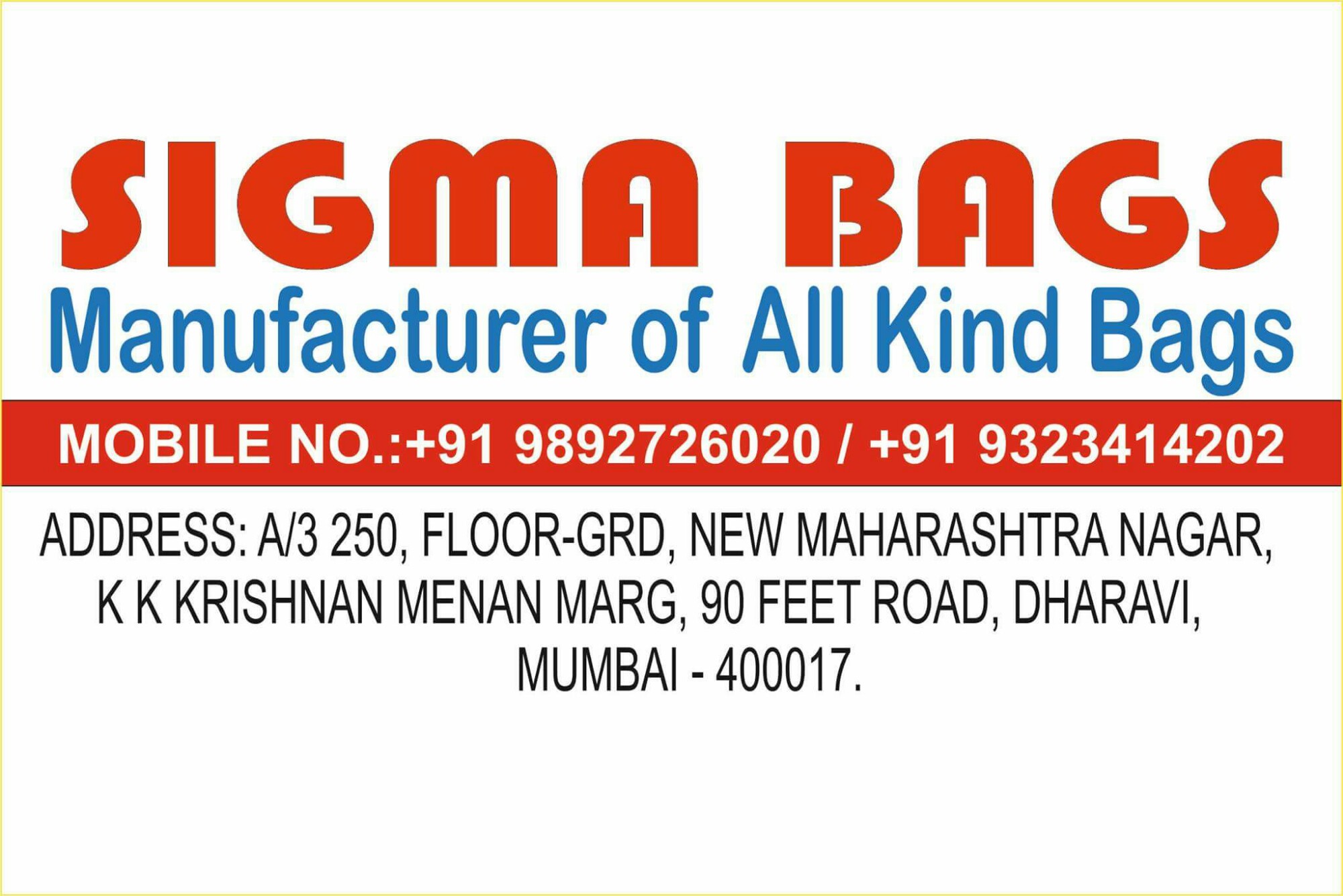 Details more than 83 bag manufacturers in dharavi in.duhocakina