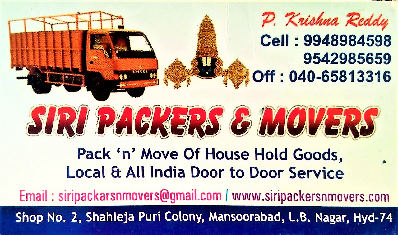 Relocation Service - Siri Packers & Movers