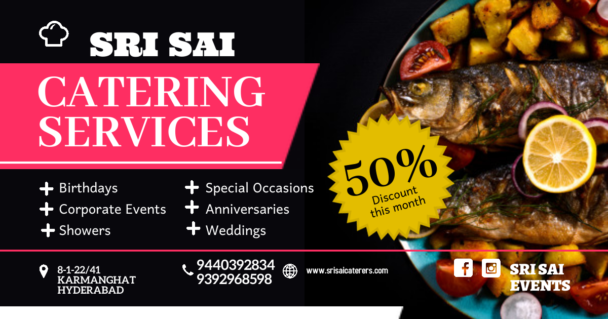 Caterers in Hyderabad - SRI SAI CATERING