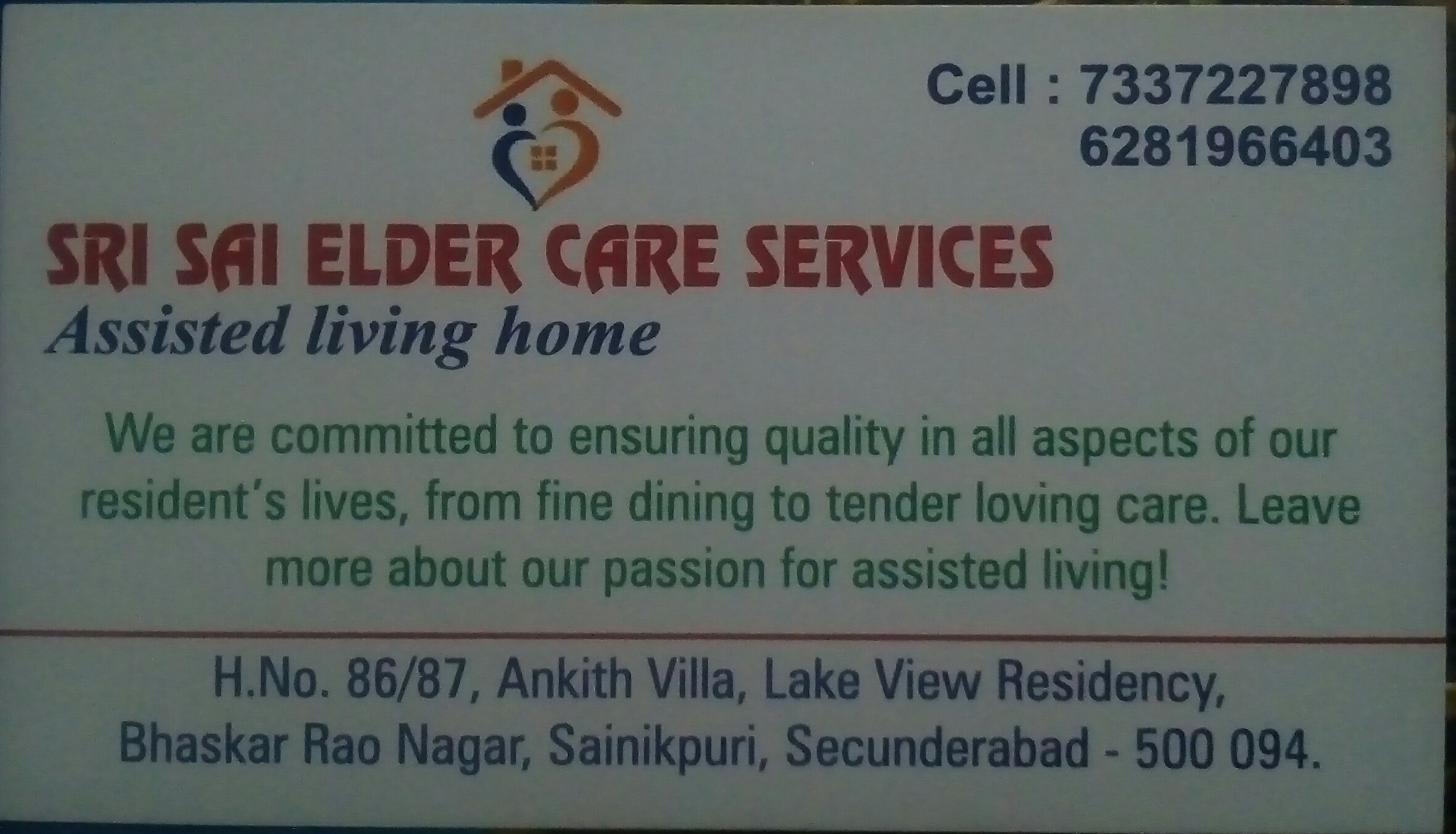 Sri Sai Elder Care Services in Sainikpuri, Hyderabad500094 Sulekha
