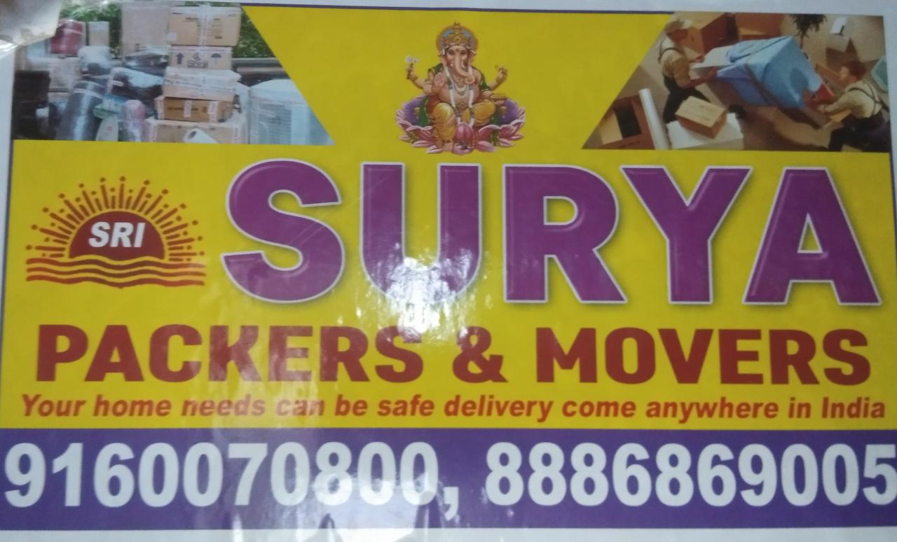 Packers And Movers - Sri Surya Packers And Movers
