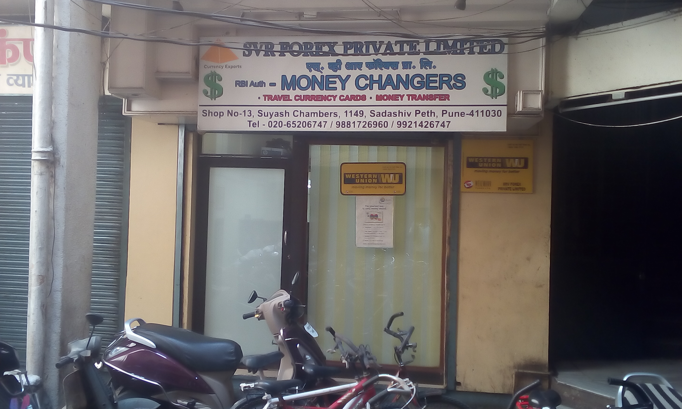 Svr Forex Pvt Ltd In Sadashiv Peth Pune 411030 Sulekha Pune - 