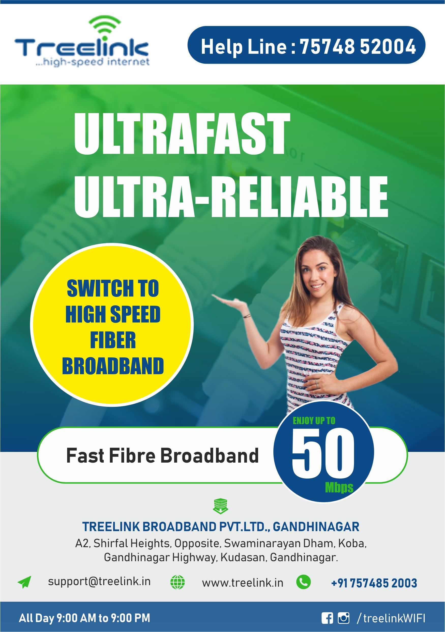 TREELINK BROADBAND in Kudasan, Gandhinagar382421 Sulekha Gandhinagar