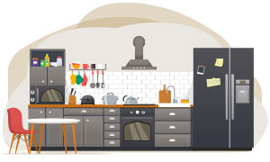 European Style Modular Kitchen Dealers In Adugodi Bangalore