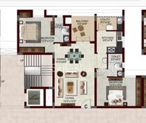 2 BHK Flat for Sale in Peelamedu