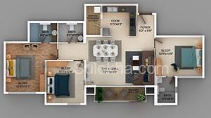 3 BHK Flat for Sale in Guindy