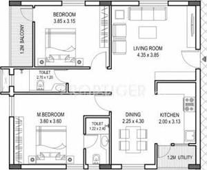 2 BHK Independent Villa for Sale in Kandigai