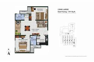 2 BHK Flat for Sale in Siruseri
