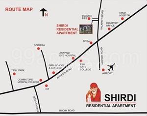2 BHK Residential Apartment for Rent at Shirdi Residential Apartments in Nehru Nagar West