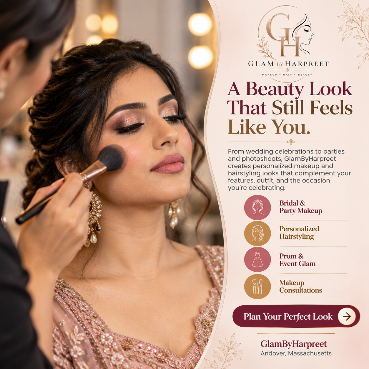 Makeup & Hairstyling Services in Andover, MA USA . in Andover,MA