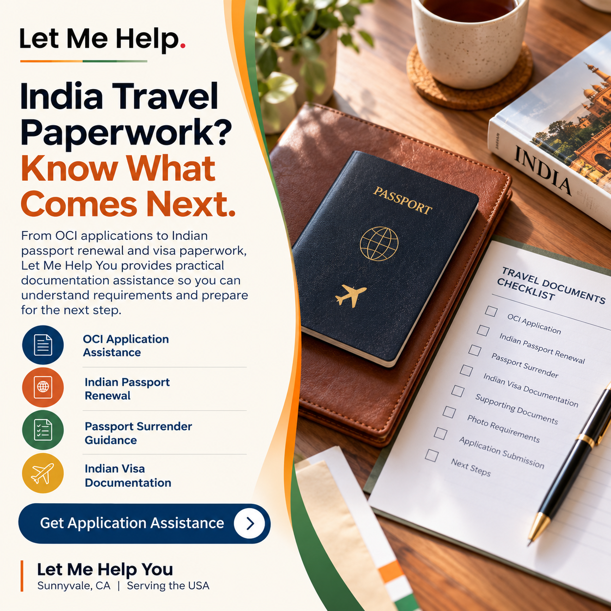 OCI, Passport & Indian Visa Services in Sunnyvale. in Sunnyvale,CA