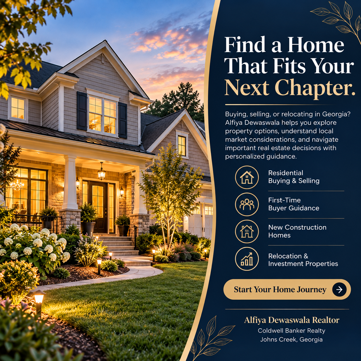 Real Estate Agent & Home Buying in Johns Creek, GA in Johns Creek,GA